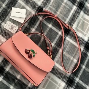 Coach Authentic Tilly Satchel 23 With Cherry